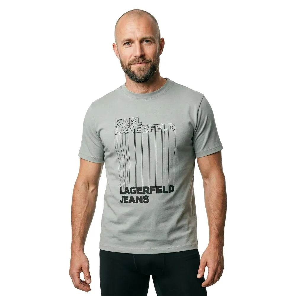 Karl lagerfeld jeans Reg Barcode short sleeve T-shirt