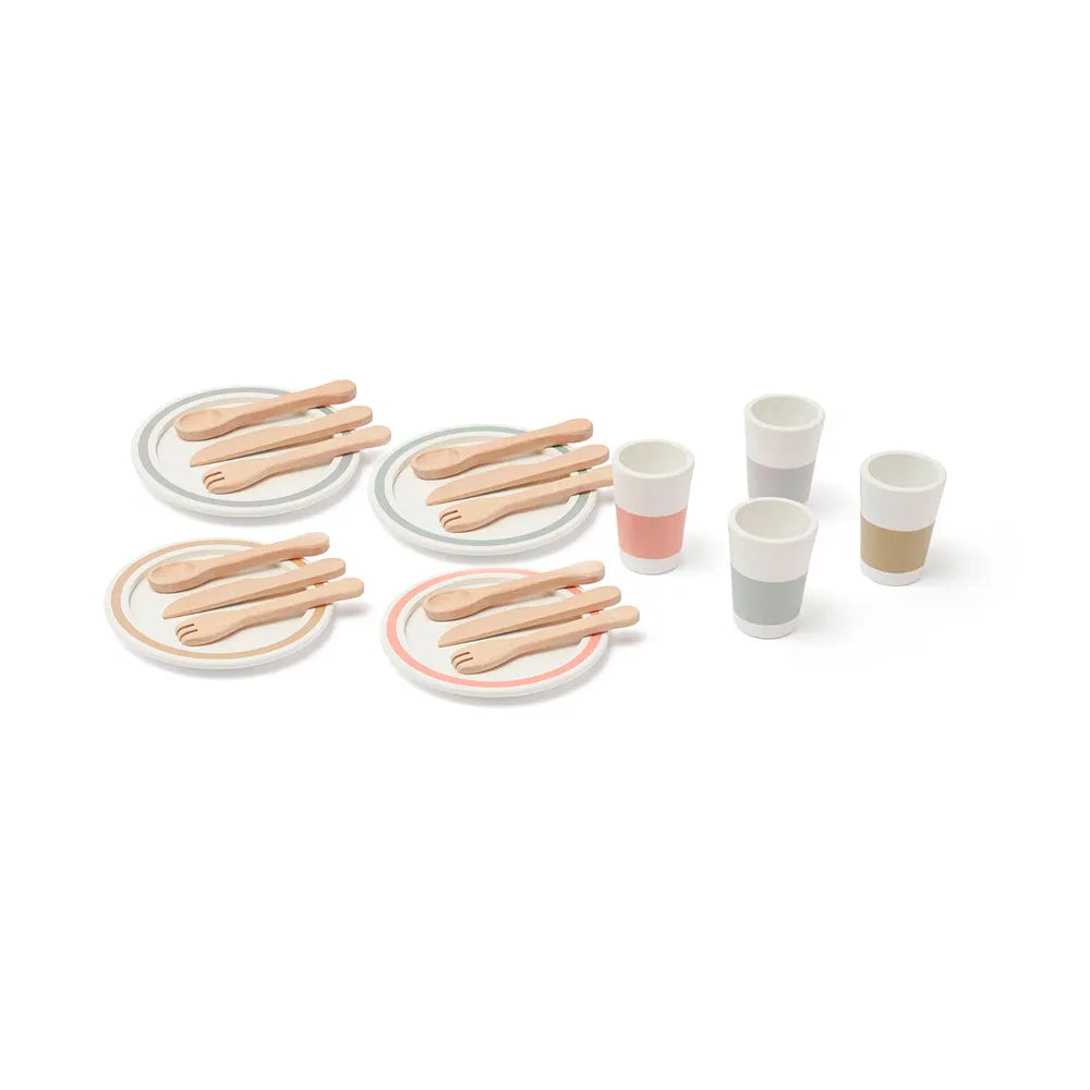 Kids concept Dinnerware 4 Play Set Bistro toy