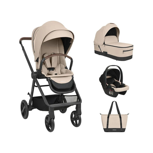 Kikkaboo Mia 3 in 1 Baby Stroller With Carrycot