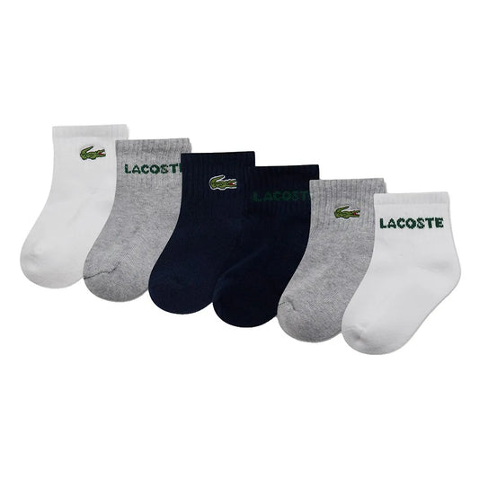 Lacoste kids N46552 socks 6 pairs