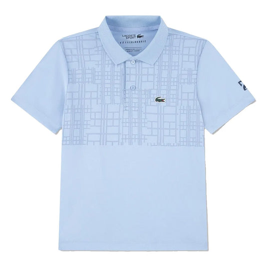 Lacoste kids Novak Djokovic Crossed short sleeve polo