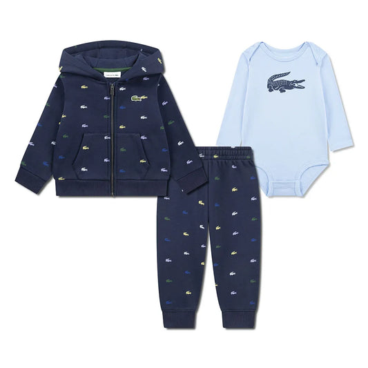Lacoste kids Print Fleece long sleeve set
