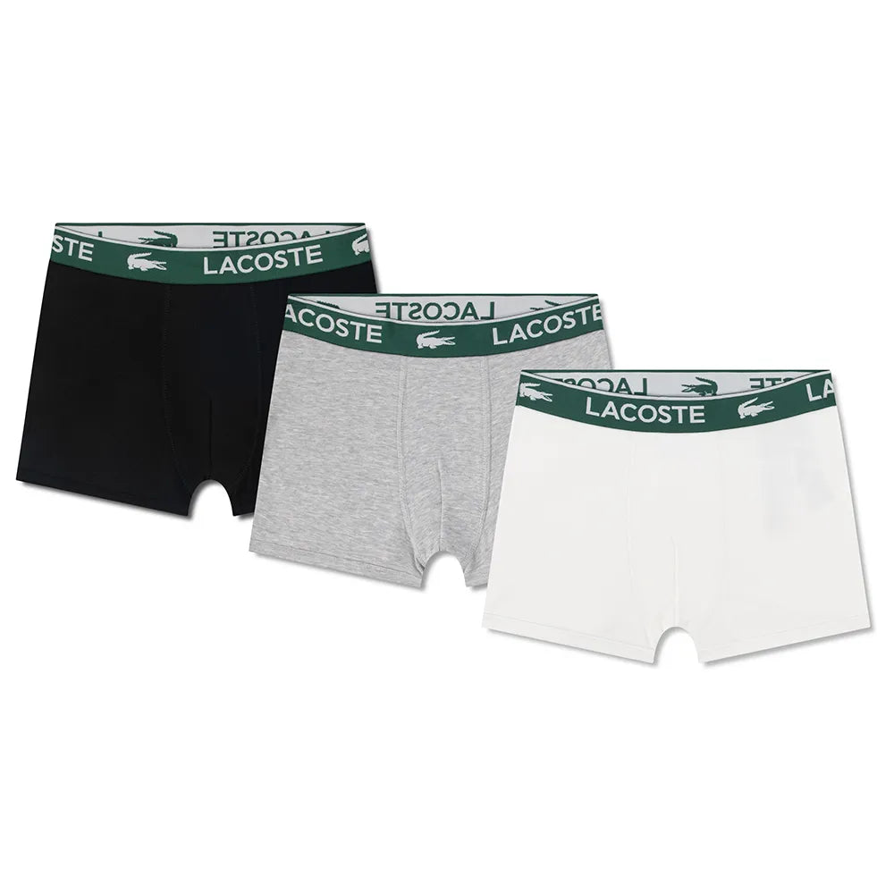 Lacoste kids Solid boxers 3 units
