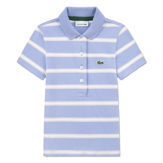 Lacoste kids Striped short sleeve polo
