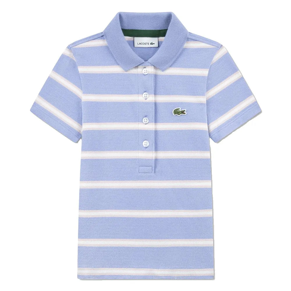 Lacoste kids Striped short sleeve polo