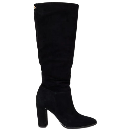 Lauren Artizan Suede heel boots