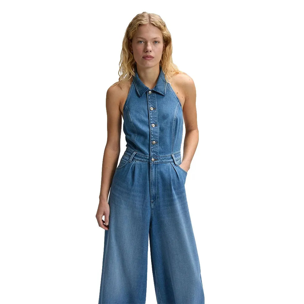 Lee 112376794 Wide Leg sleeveless jumpsuit