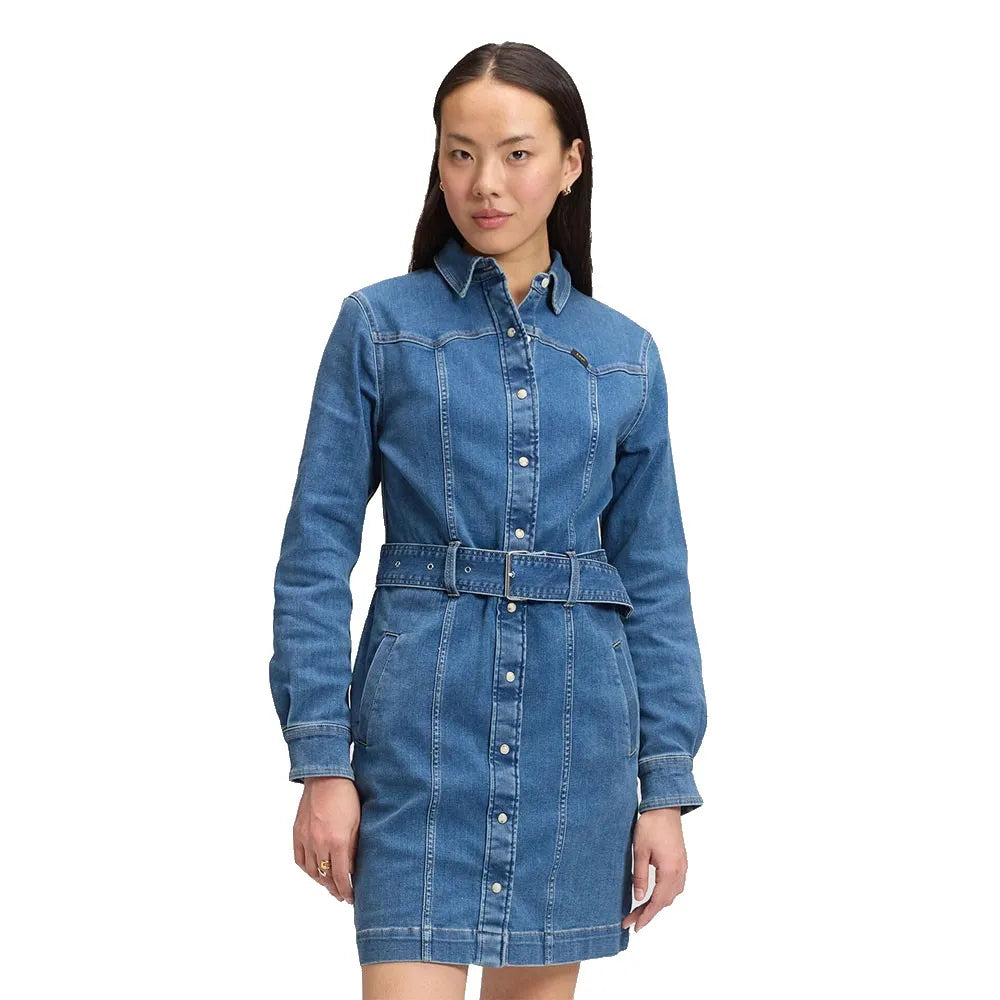Lee Fitted Slim Fit long sleeve dress