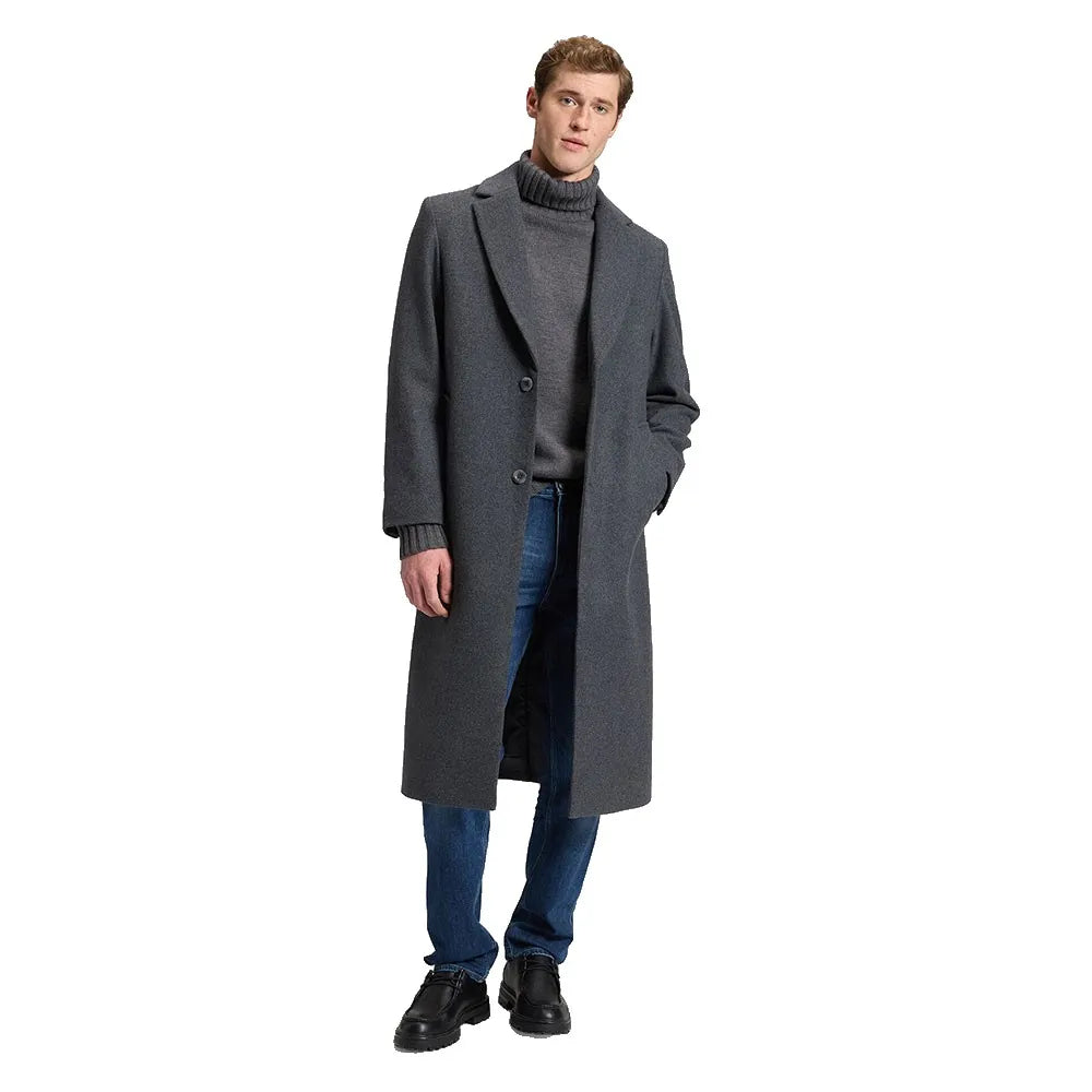 Lee Long Wool Car Relaxed Fit coat