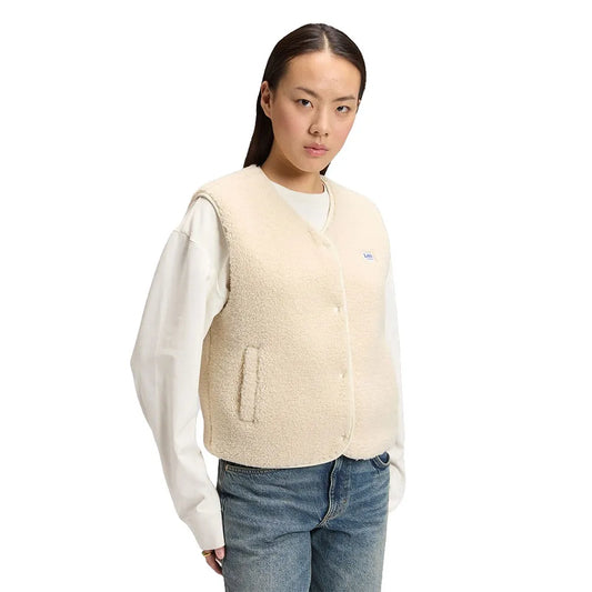 Lee Short Sherpa Relaxed Fit vest