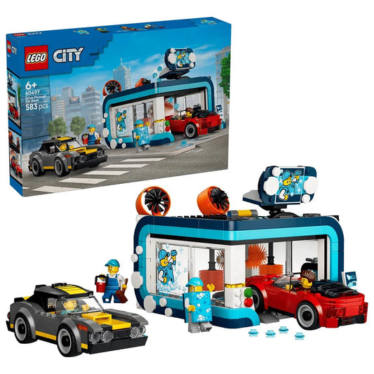 Lego Car Wash Tunnel Construction Game 583 pieces