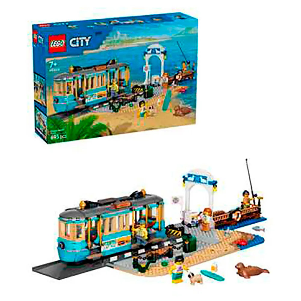 Lego Classic Coastal Tram Construction Game 693 pieces