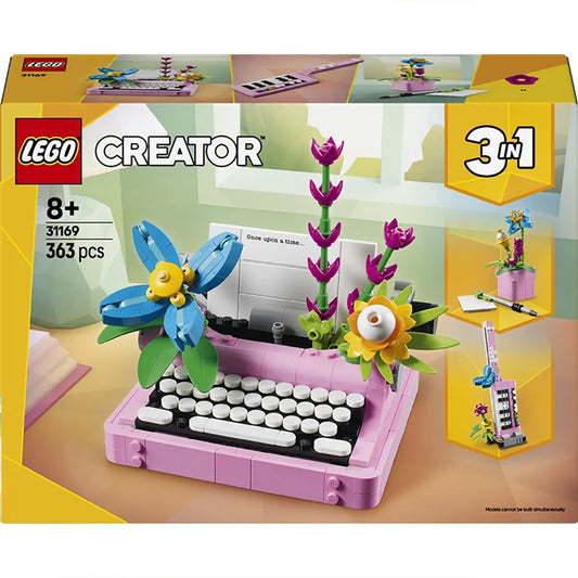 Lego Creator 3 In 1 Flower Typewriter Construction Game