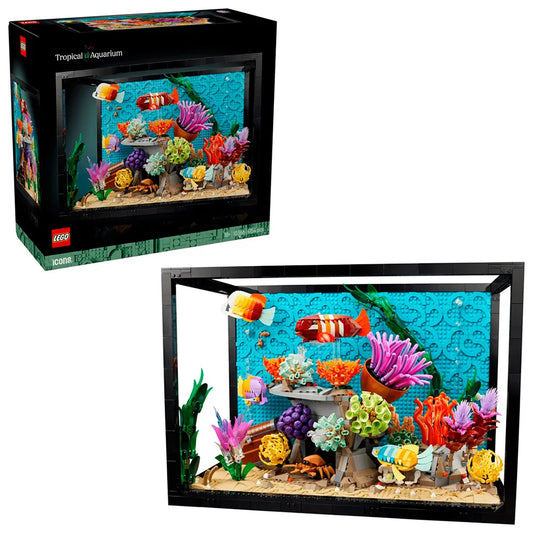 Lego Icons 10366 Tropical Aquarium Construction Game