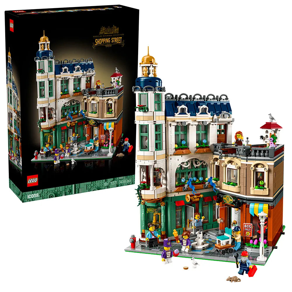 Lego Icons 11371 Shopping Street Construction Game