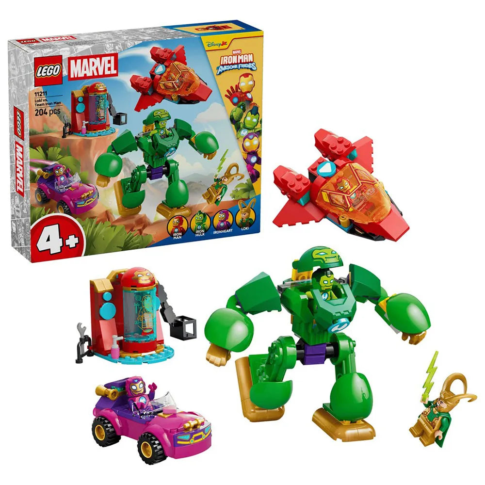 Lego Iron Loki VsTeam Man Construction Game 204 pieces
