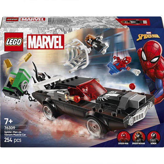Lego Marvel Spider Man Vs Venom´s Brutal Car Construction Game