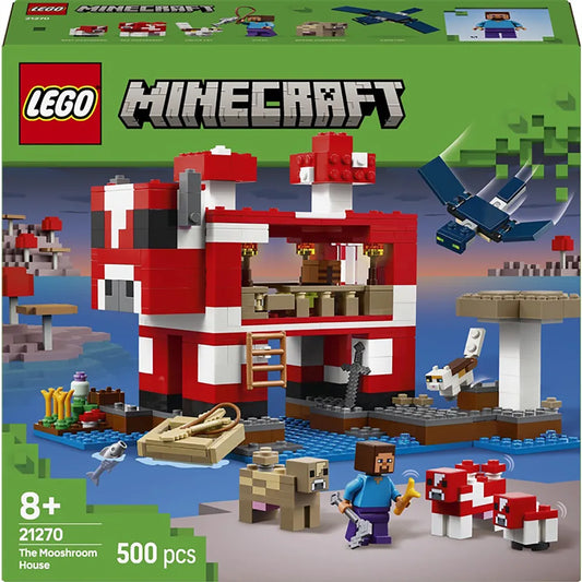 Lego Minecraft The Mushroom House Construction Game