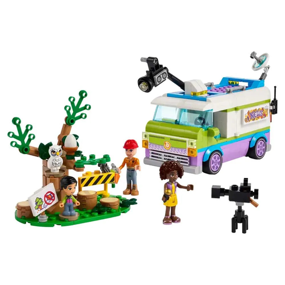 Lego Mobile News Unit Construction Game