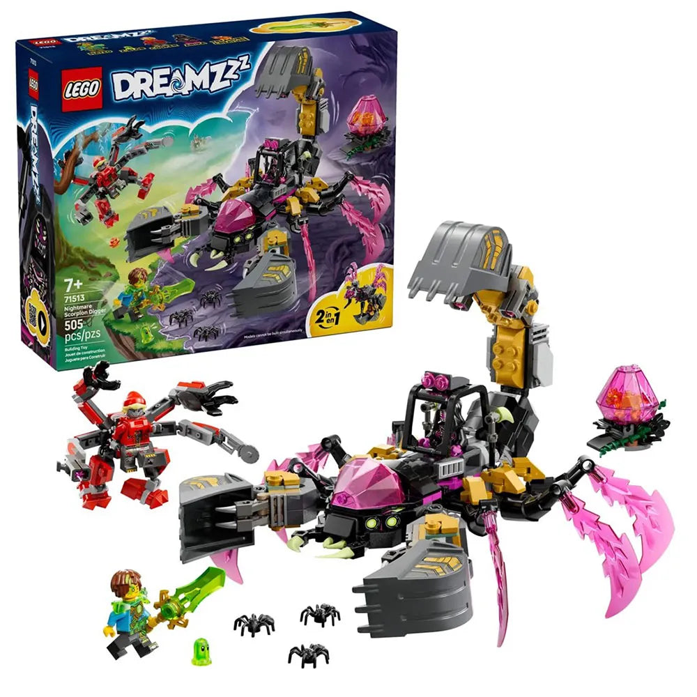 Lego Nightmare Scorpion Excavator Construction Game