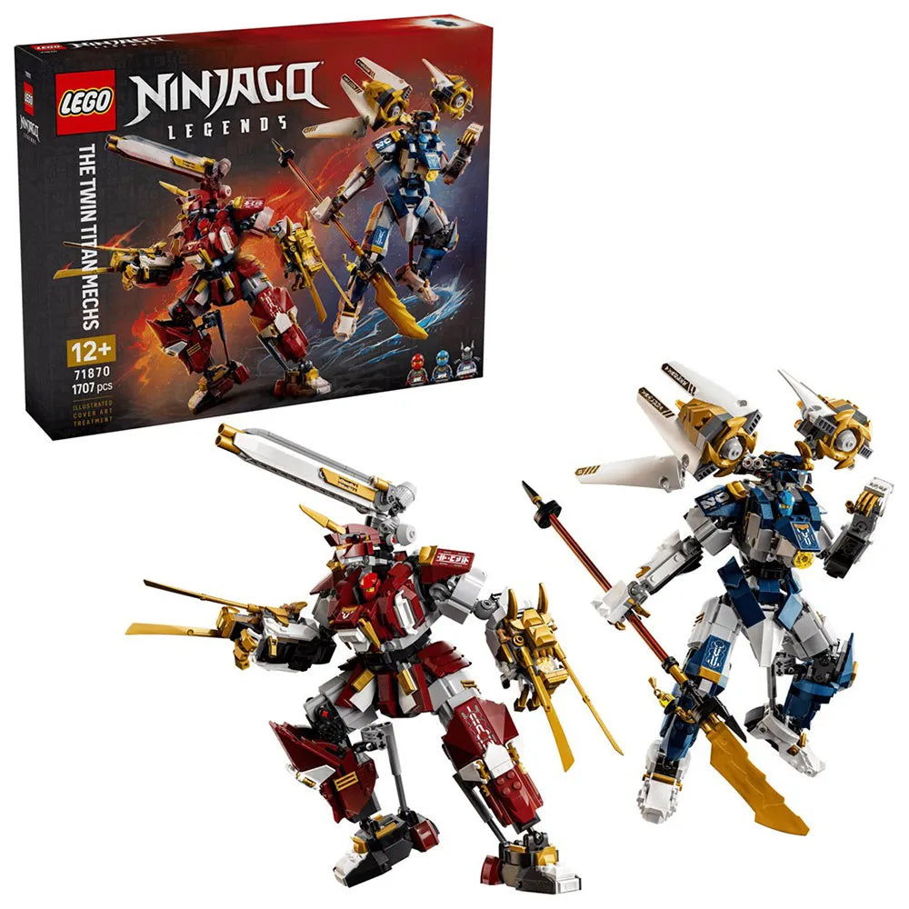 Lego Robot Twin Titans Construction Game 1707 pieces