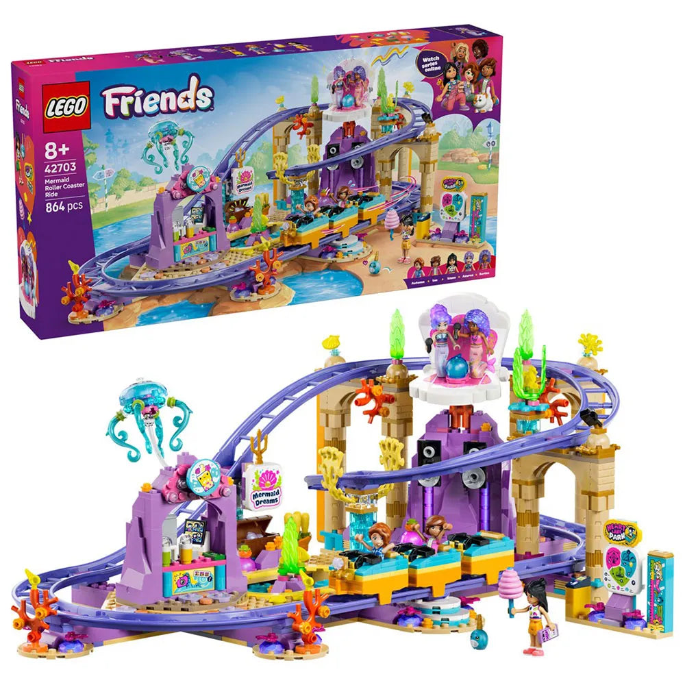 Lego Roller Coaster: Underwater World Construction Game 864 pieces