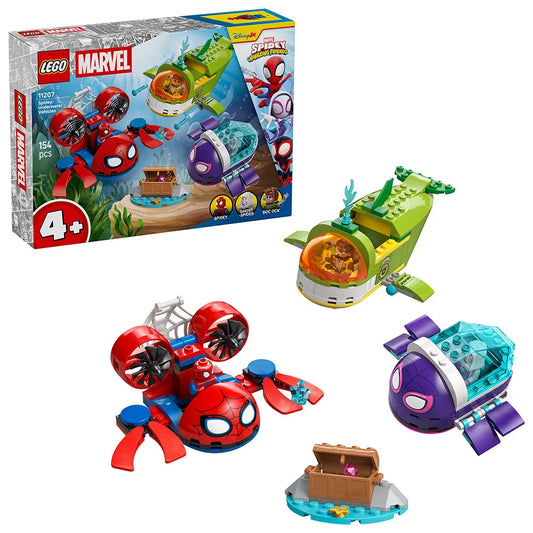 Lego Spidey: Underwater Vehicles Construction Game