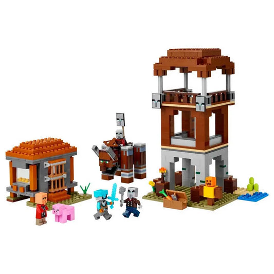 Lego The Pillager Outpost And Ravager construction game