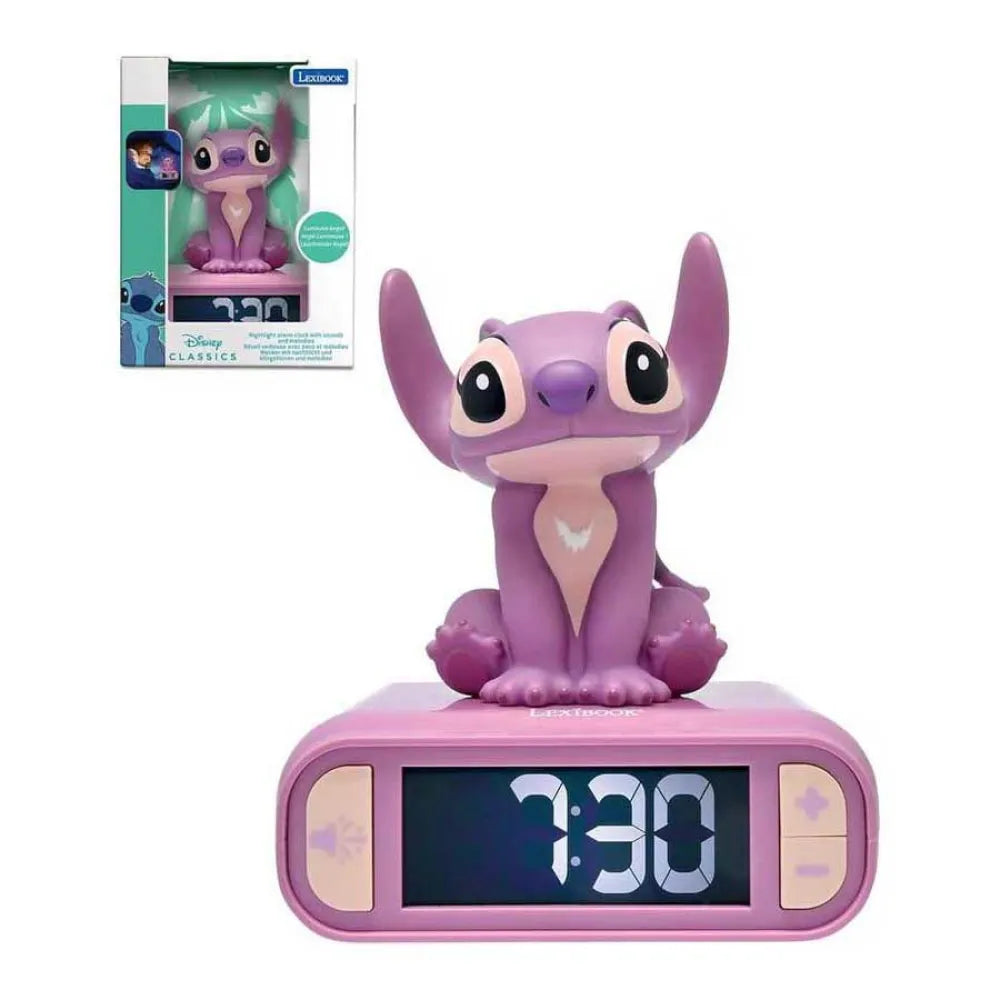 Lexibook Digital Alarm Clock With 3D Angel Night Light