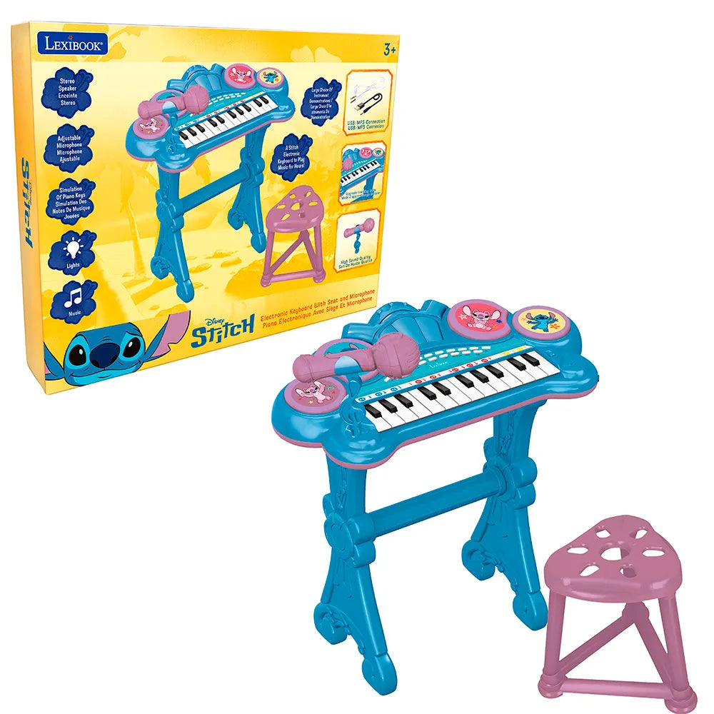 Lexibook Stitch Electronic Keyboard With Microphone