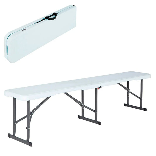 Lifetime Camping Folding Bench 183x29x42 cm