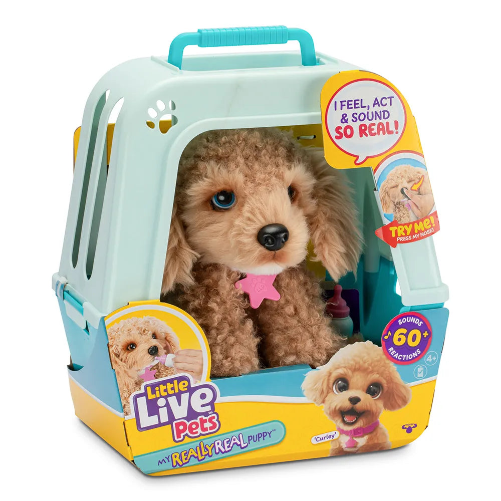 Little live pets My Really Real Puppy-Curley (26612) Interactive Toy