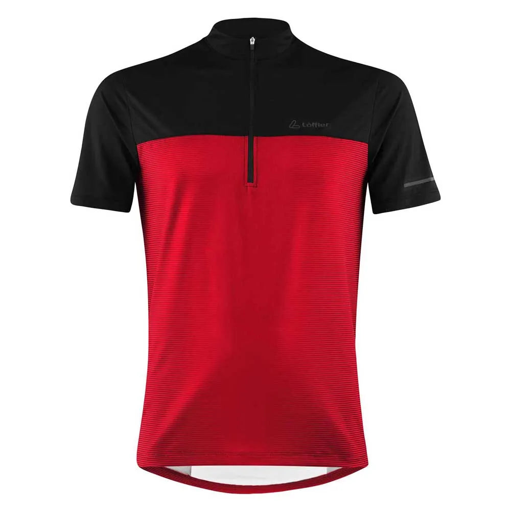 Loeffler Half Zip Glow short sleeve jersey