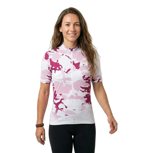 Loeffler Mysteria Mid Half Zip short sleeve jersey
