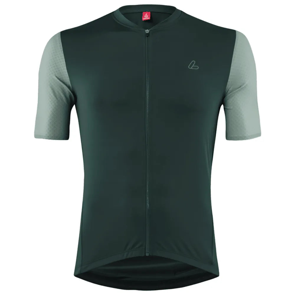 Loeffler Skys Clear Mid Full Zip short sleeve jersey