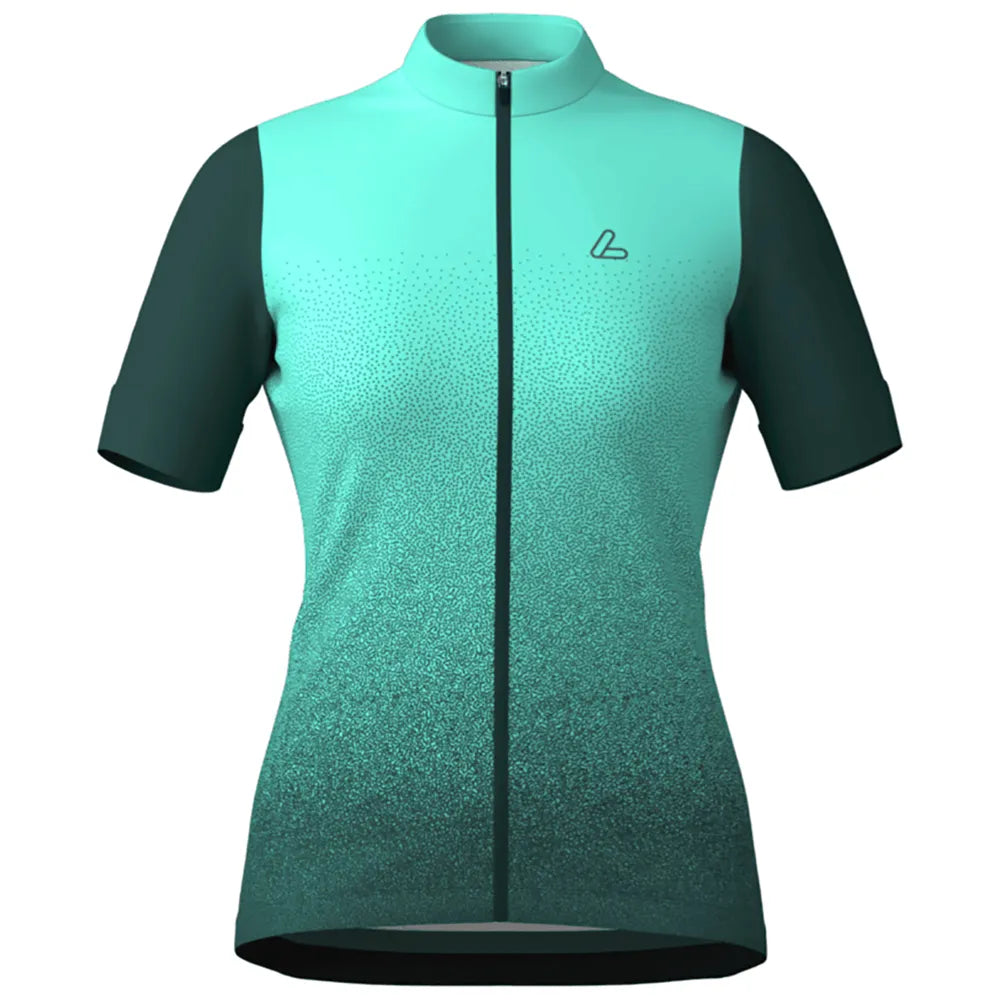 Loeffler Skys Storm Mid Full Zip short sleeve jersey