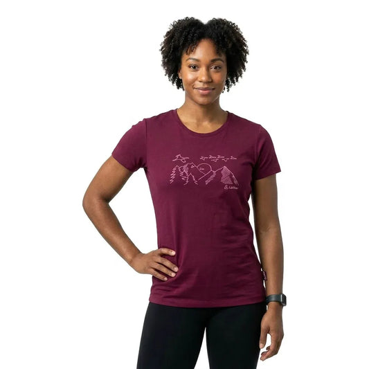 Loeffler Sunset Merino-Tencel (TM) short sleeve T-shirt