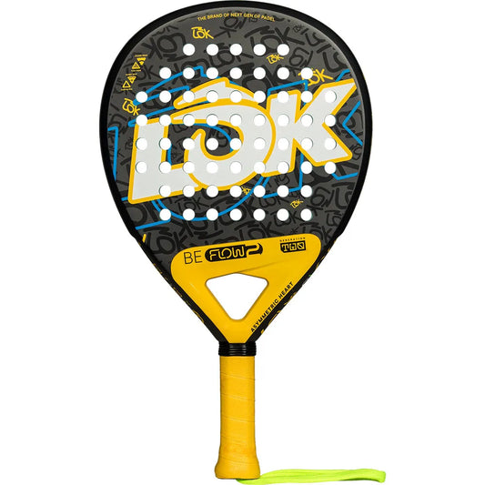 Lok Be flow yellow gen2 2025 padel racket
