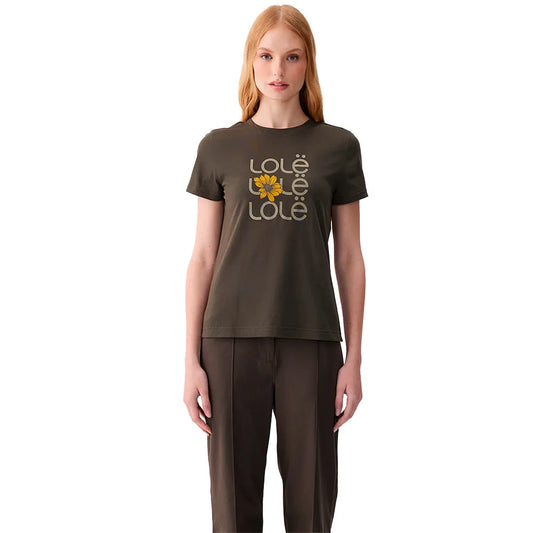 Lolë Laurier Logo short sleeve T-shirt