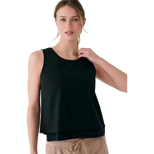 Lolë Olivie Layered sleeveless T-shirt