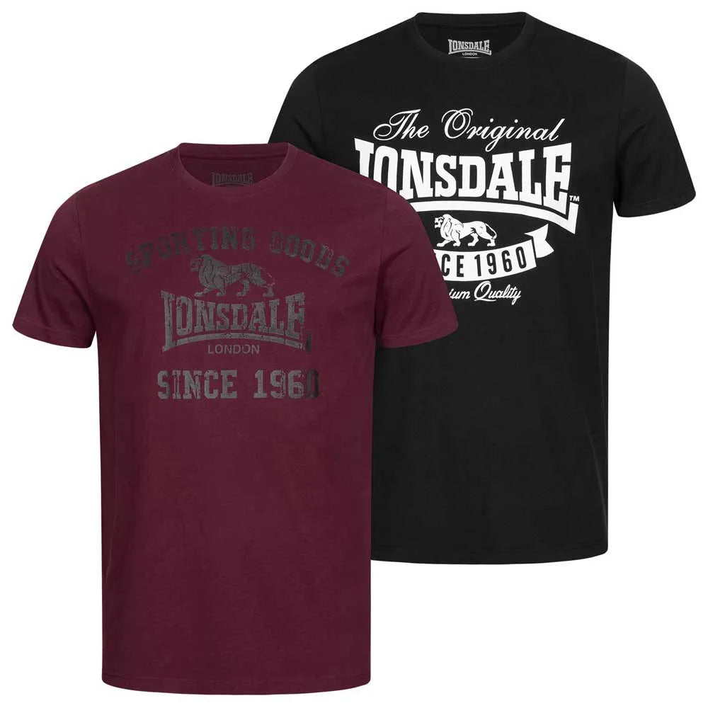 Lonsdale Torbay short sleeve T-shirt 2 units