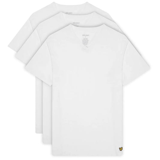 Lyle & scott Basic short sleeve v neck T-shirt 3 units