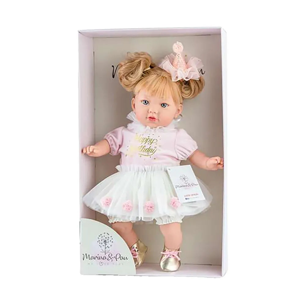 Marina & pau Alina Party In Case Soft Body Doll 45 cm