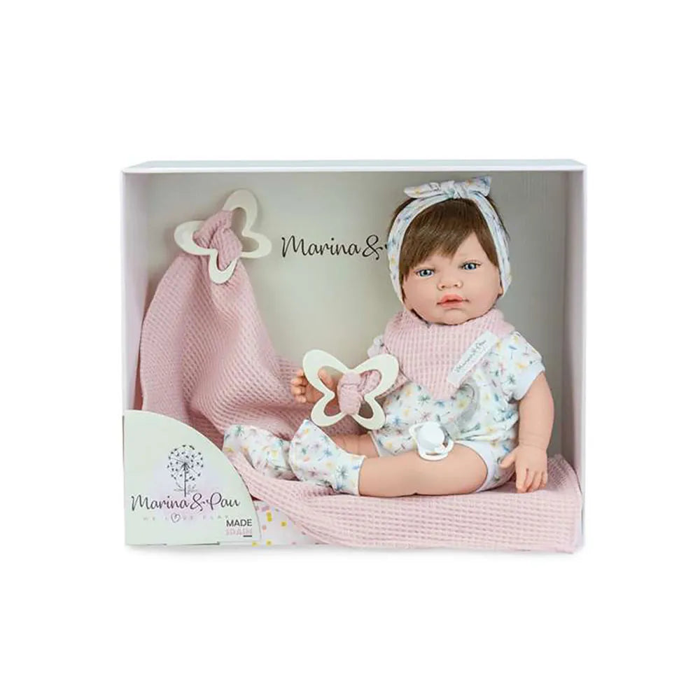 Marina & pau Sweet Farfalla Estuche Baby Doll 42 cm