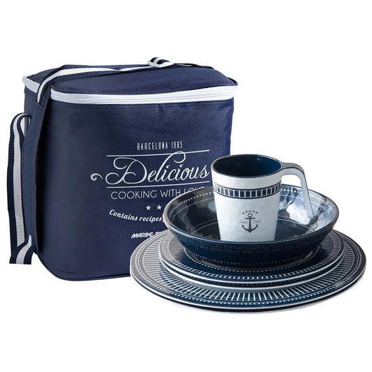 Marine business Sailor Tableware Set 24 pieces