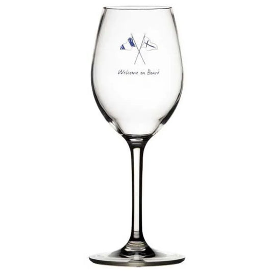 Marine business Welcome On Board Tritan Wine Cup 325ml 6 units