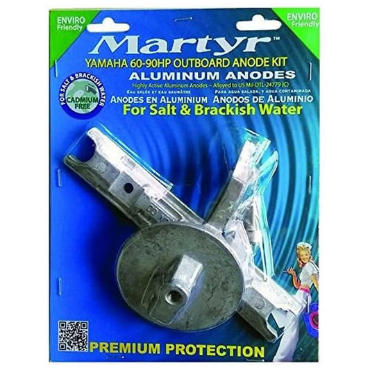 Martyr anodes aluminium Yamaha 60-90HP Anode