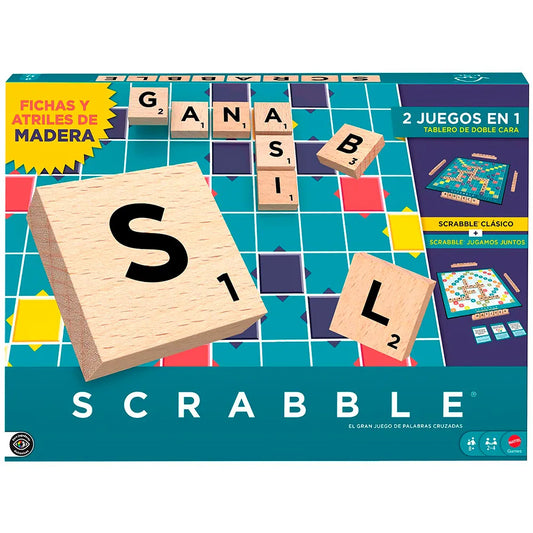 Mattel games Scrabble Core Wood Board Game
