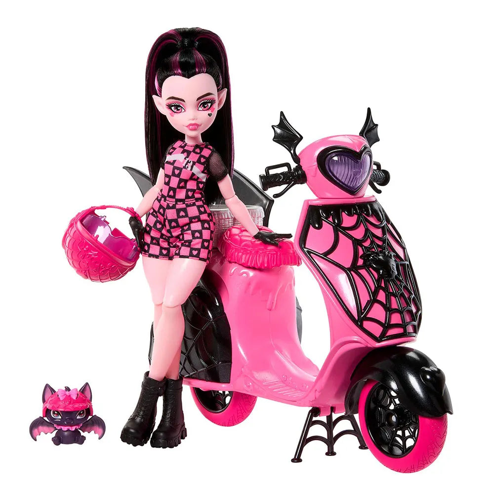 Mattel Monster High Draculaura And Her Scooter doll