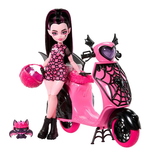 Mattel Monster High Draculaura And Her Scooter doll